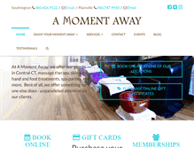 Tablet Screenshot of amomentawayspa.com